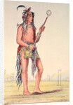 Sioux ball player Ah-No-Je-Nange, 'He who stands on both sides' by George Catlin