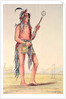 Sioux ball player Ah-No-Je-Nange, 'He who stands on both sides' by George Catlin