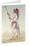 Sioux ball player We-Chush-Ta-Doo-Ta, 'The Red Man' by George (after) Catlin