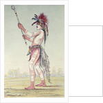 Sioux ball player We-Chush-Ta-Doo-Ta, 'The Red Man' by George (after) Catlin