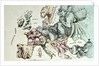 Comic map of Europe by Frederick Rose, c.1870 by English School