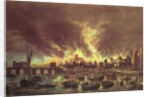 The Great Fire of London, 1666 by Lieve Verschuier