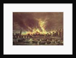 The Great Fire of London, 1666 by Lieve Verschuier