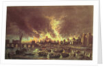 The Great Fire of London, 1666 by Lieve Verschuier
