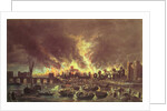 The Great Fire of London, 1666 by Lieve Verschuier