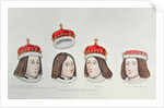 Heads of the portraits of english kings, 1784 by Anonymous