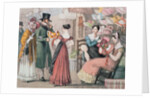 At the Milliners, printed by Charles Joseph Hullmandel by John James Chalon