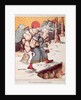 Plundering and Blundering, cartoon of Gladstone as a pilgrim weighed down with burdens, c.1880 by Anonymous