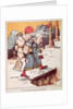 Plundering and Blundering, cartoon of Gladstone as a pilgrim weighed down with burdens, c.1880 by Anonymous
