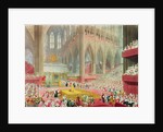 The Coronation of King George IV: The Recognition, 19th July 1821 by James Stephanoff