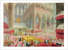The Coronation of King George IV: The Recognition, 19th July 1821 by James Stephanoff
