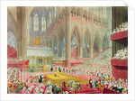 The Coronation of King George IV: The Recognition, 19th July 1821 by James Stephanoff