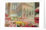 The Coronation of King George IV: The Recognition, 19th July 1821 by James Stephanoff