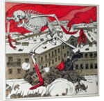 Poster issued by the revolutionaries in St. Petersburg, 1905 by Boris Mikhailovich Kustodiev