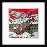 Poster issued by the revolutionaries in St. Petersburg, 1905 by Boris Mikhailovich Kustodiev