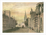 The High Street, Oxford by John Skinner Prout