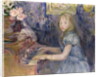 Lucie Leon at the Piano, 1892 by Berthe Morisot