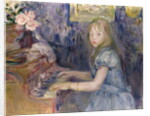 Lucie Leon at the Piano, 1892 by Berthe Morisot