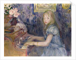 Lucie Leon at the Piano, 1892 by Berthe Morisot