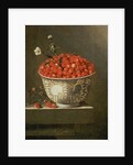 Still Life with Wild Strawberries in a Chinese Bowl by Adrian Coorte