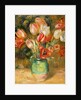 Tulips in a Vase by Pierre Auguste Renoir