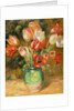 Tulips in a Vase by Pierre Auguste Renoir