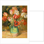 Tulips in a Vase by Pierre Auguste Renoir