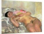 Nude Woman with a Fan by Henri Lebasque