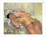 Nude Woman with a Fan by Henri Lebasque