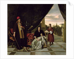 Family Portrait on a Terrace, 1667 by Pieter de Hooch