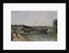 The Seine at Bougival, 1871 by Camille Pissarro