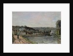 The Seine at Bougival, 1871 by Camille Pissarro