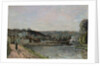 The Seine at Bougival, 1871 by Camille Pissarro