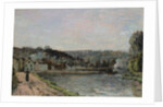 The Seine at Bougival, 1871 by Camille Pissarro