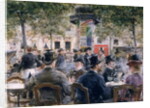 Cafe Scene in Paris, 1884 by Louis Anet Sabatier