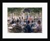 Cafe Scene in Paris, 1884 by Louis Anet Sabatier