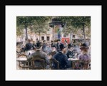 Cafe Scene in Paris, 1884 by Louis Anet Sabatier