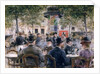 Cafe Scene in Paris, 1884 by Louis Anet Sabatier