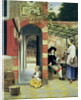 The Courtyard of a House in Delft, 1658 by Pieter de Hooch