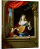 Elegant Lady Playing the Lute at a Window by Philip van Dyck