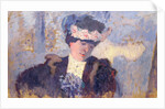 Madame Hessel wearing a hat decorated with flowers, c.1905 by Edouard Vuillard