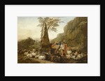 The Meeting of Jacob and Rachel at the Well by Johann Heinrich Roos