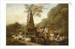 The Meeting of Jacob and Rachel at the Well by Johann Heinrich Roos
