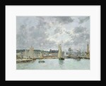 Trouville Harbour, 1880 by Eugene Louis Boudin