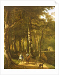 Travellers on a Path in a Wooded Landscape by Jan Hackaert