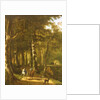 Travellers on a Path in a Wooded Landscape by Jan Hackaert