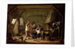 Interior of a Blacksmith by Cornelis Beelt