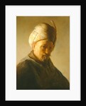 Portrait of a man in a turban, c.1630 by Rembrandt Harmensz. van Rijn