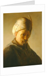 Portrait of a man in a turban, c.1630 by Rembrandt Harmensz. van Rijn