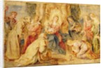 The Virgin and Child venerated by eight saints, c.1631-33 by Peter Paul Rubens